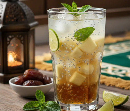 Es Timun Suri dan Selasih, Minuman Berbuka Alami yang Menyegarkan Perut cover